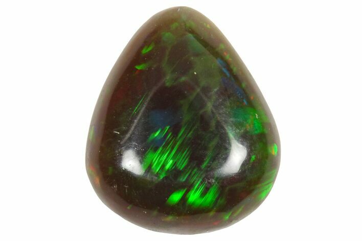 Polished Precious Ethiopian Black Fire Opal Cabochon ( grams) #369195